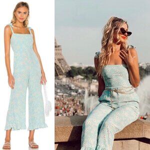 Faithfull The Brand Frankie Zhoe Floral Print Jumpsuit Cottagecore NWT Size 6/M
